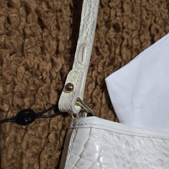 Brahmin Ivory Croc-Embossed Clutch - Picture 2 of 2